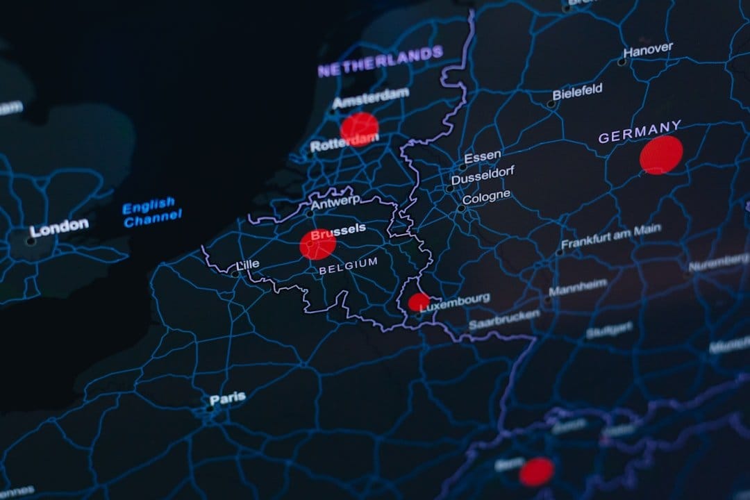 A group of researchers collaborating on AI projects, showcasing Europe's commitment to advancing artificial intelligence sovereignty.