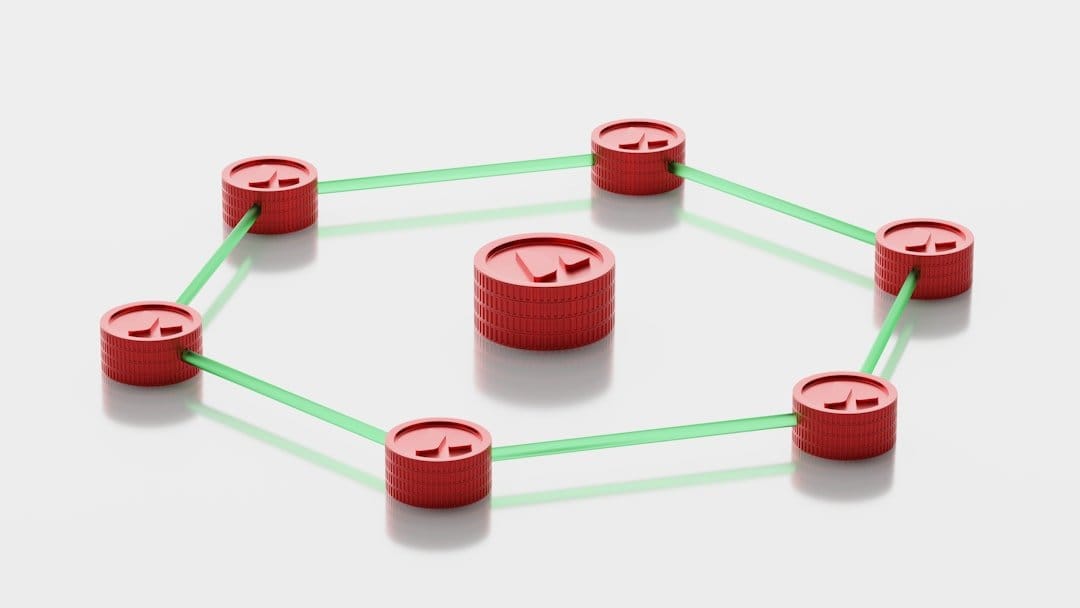 Abstract illustration depicting interconnected AI networks, symbolizing hidden power dynamics in technology and the web.