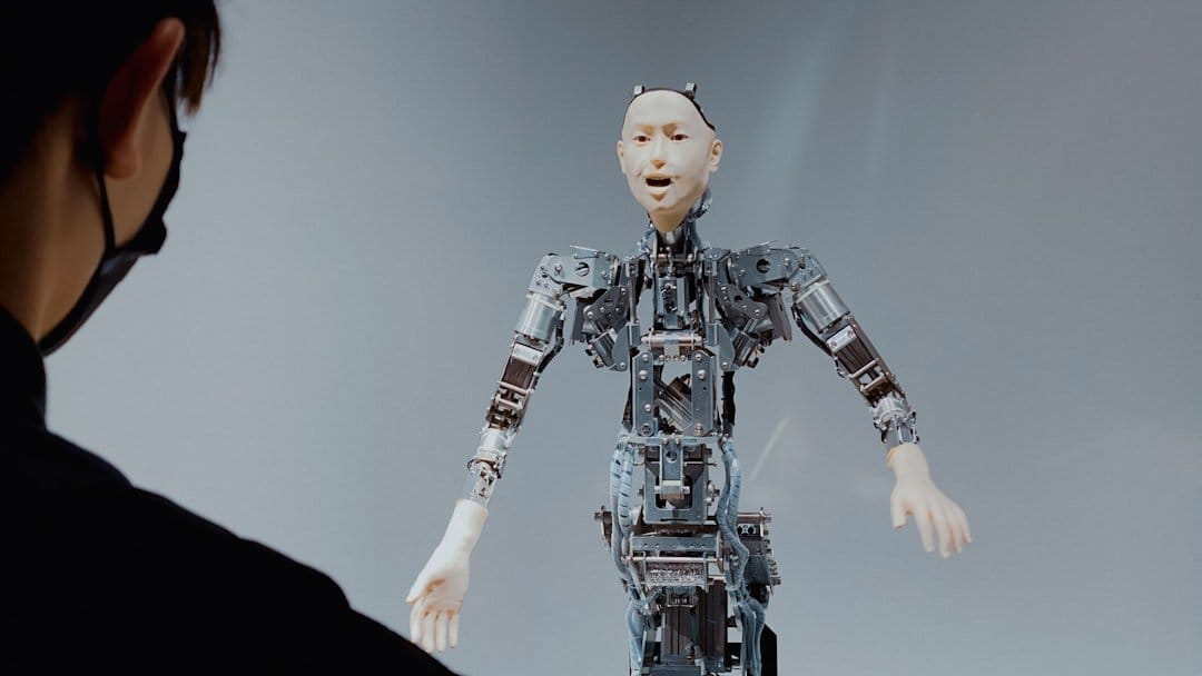 Nvidia's robotics strategy illustrated with a diagram showcasing technology stack integration and innovation in automation.