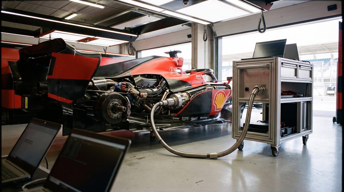 F1 telemetry data — Ferrari spent its energy too soon