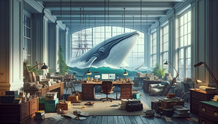 A vintage illustration depicting Nantucket whaling ships, highlighting the whale-oil industry and its historical significance.